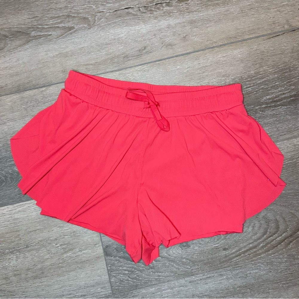 Pink Athletic Lounge Shorts Size Large Comfy & Flowy Fit Adjustable Drawstring